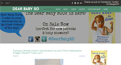 Desktop Screenshot of dearbabyxo.com